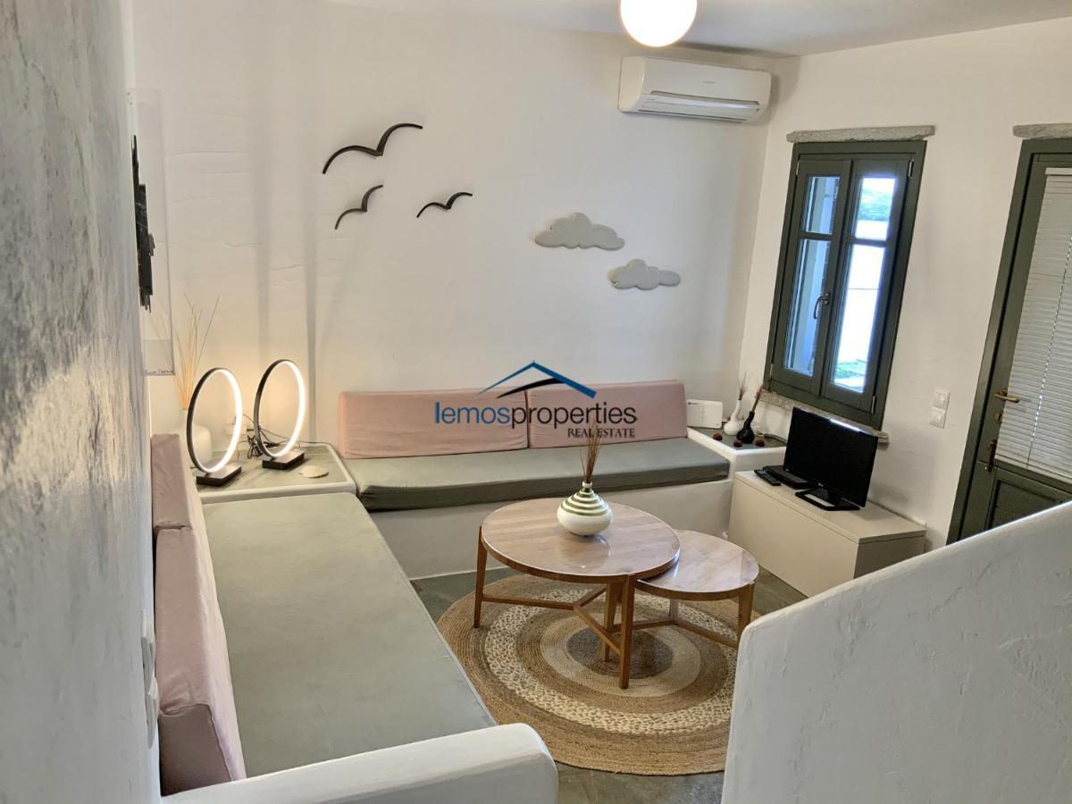 Aqua Blue, Only 100 Meters From The Beach Of Gialiskari Ioulis Buitenkant foto
