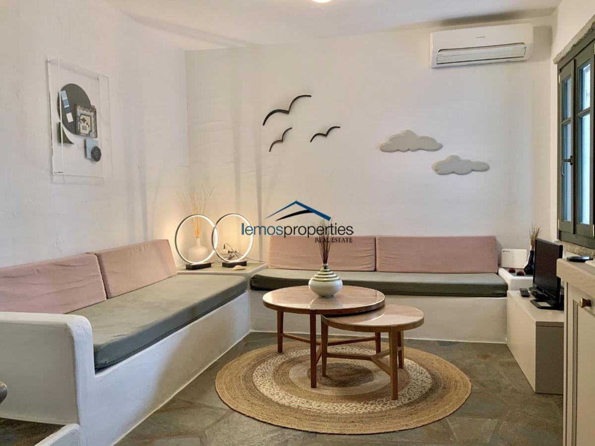 Aqua Blue, Only 100 Meters From The Beach Of Gialiskari Ioulis Buitenkant foto