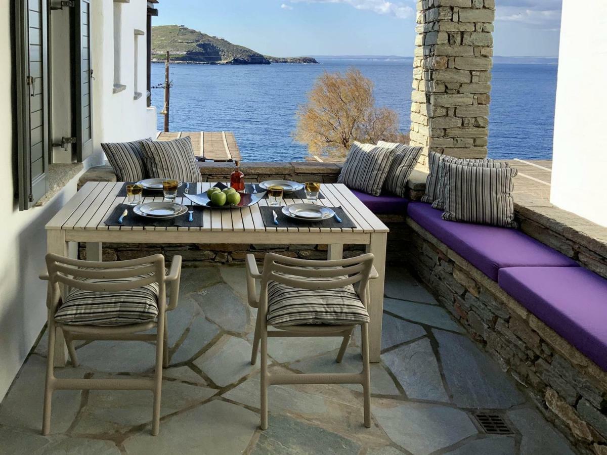Aqua Blue, Only 100 Meters From The Beach Of Gialiskari Ioulis Buitenkant foto